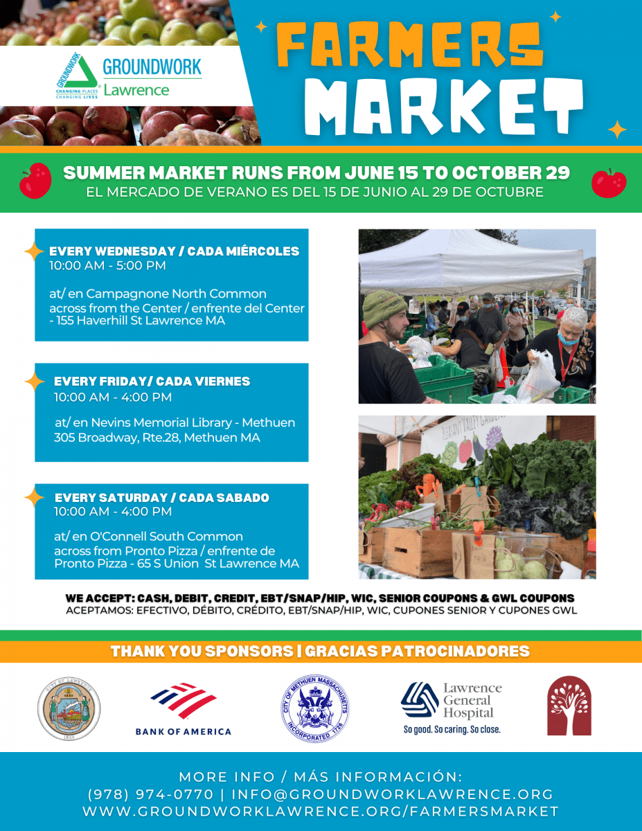 Groundwork Farmers Markets Groundwork Lawrence